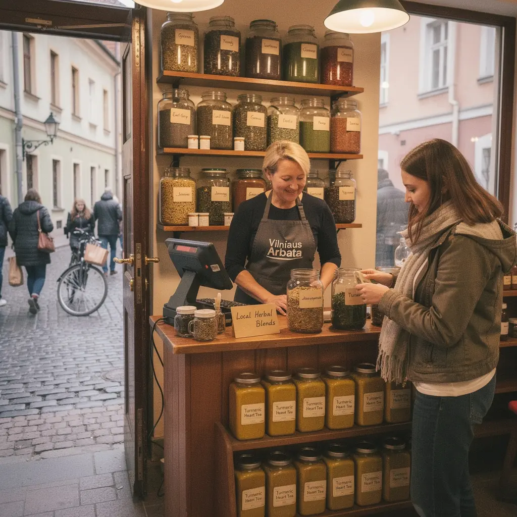 Auksinė ciberžolės širdies arbata, supakuota gražioje pakuotėje, skirta sveikatai.